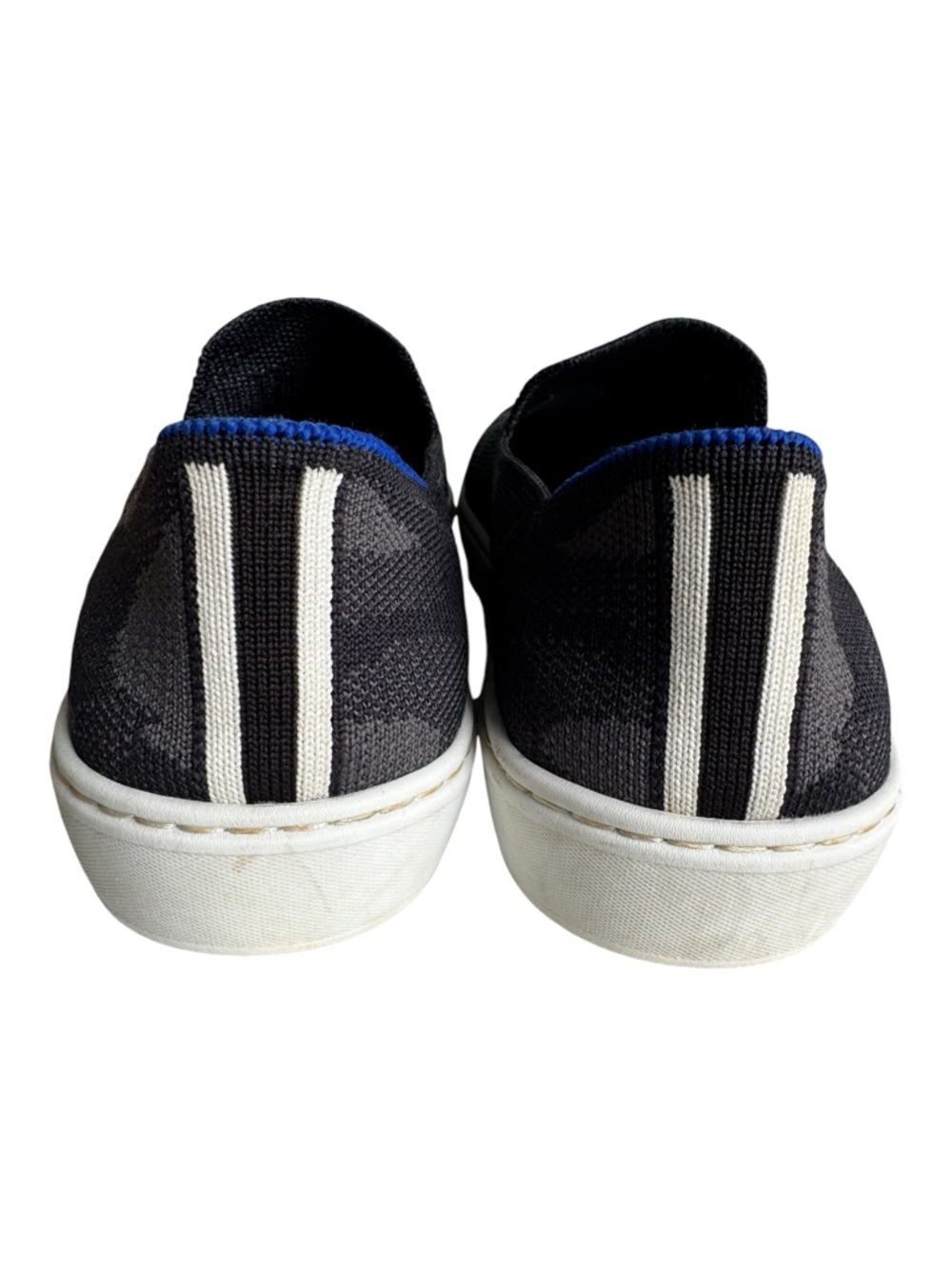 Rothy’s The Original Slip-On Grey Black Camo Sneakers - Picture 5 of 10